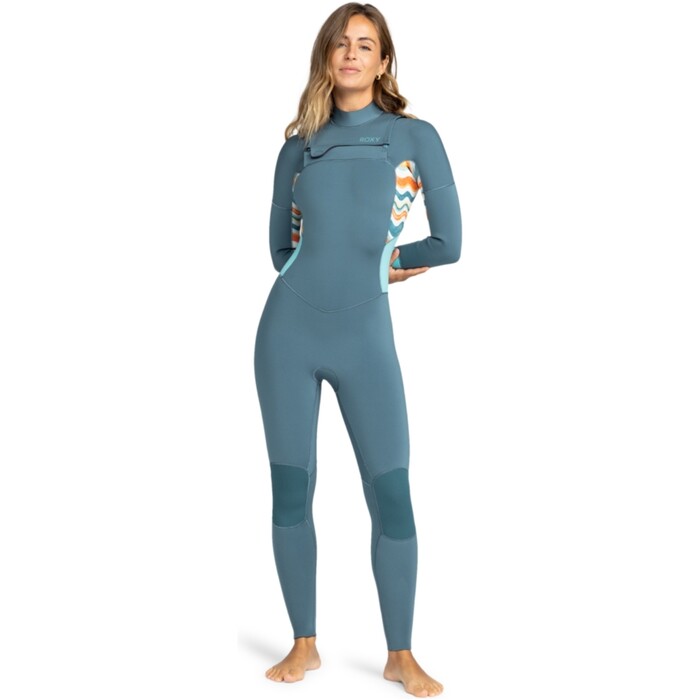 2024 Roxy Mujer Swell Series 3/2mm Chest Zip Neopreno ERJW103122 - Starglazer